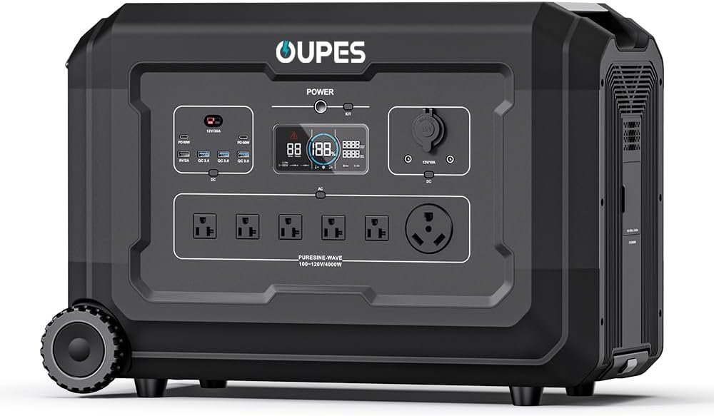 OUPES 3072Wh Mega 1 Solar Generator